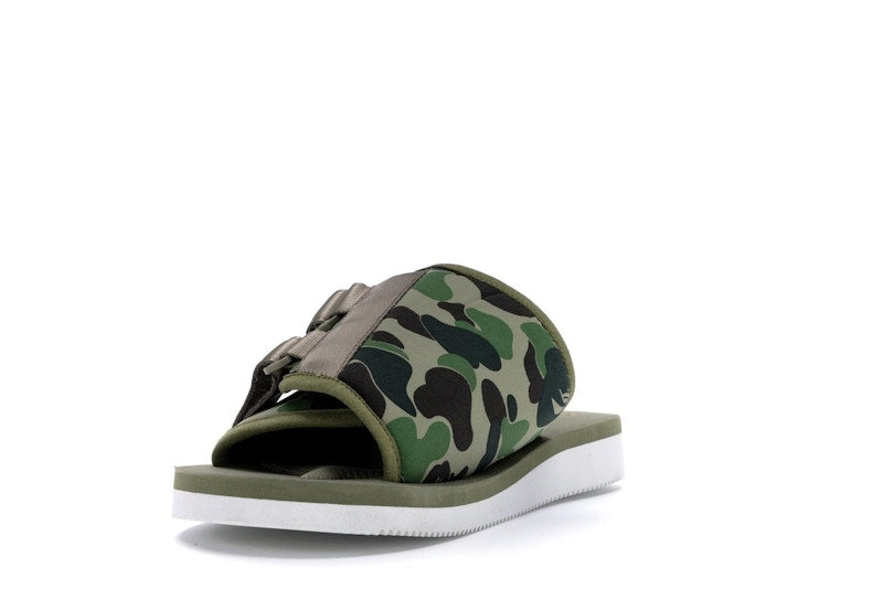 Suicoke x Bape ABC Kaw-Ape Green