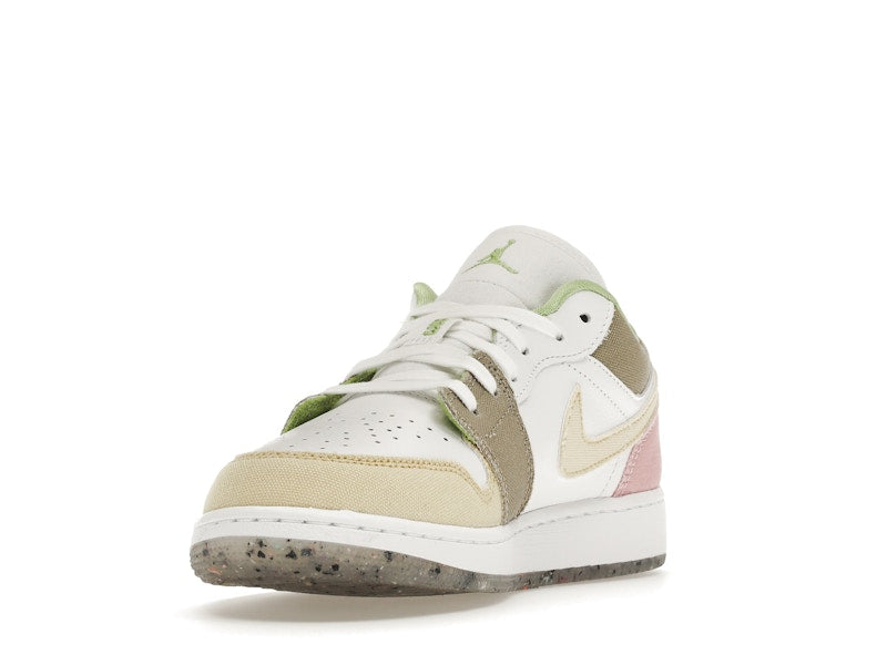Jordan 1 Low Pastel Grind Vivid Green (GS)