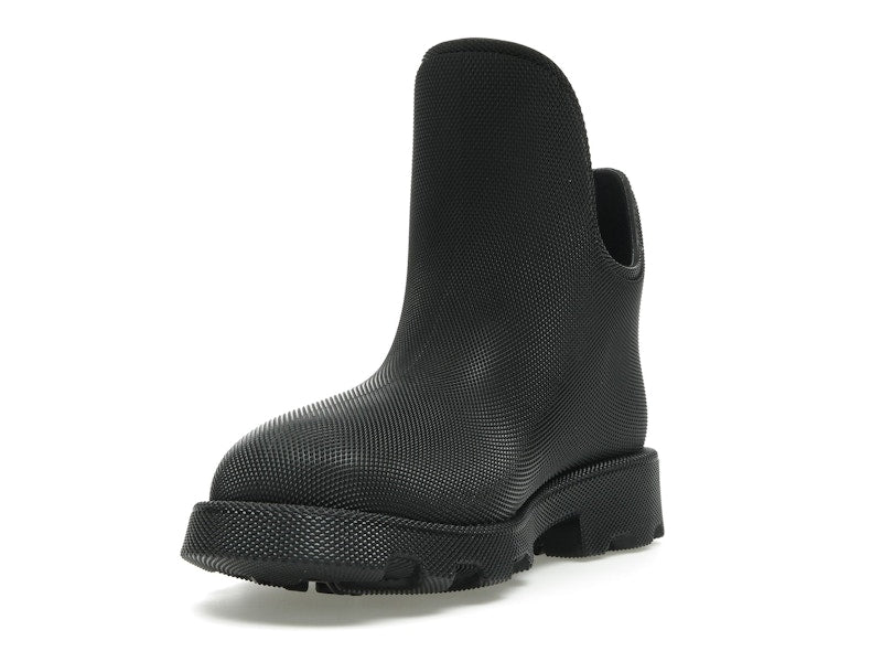 Burberry Marsh Round-Toe Ankle Boots Black