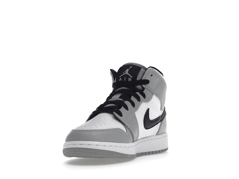 Jordan 1 Mid Light Smoke Grey (GS)