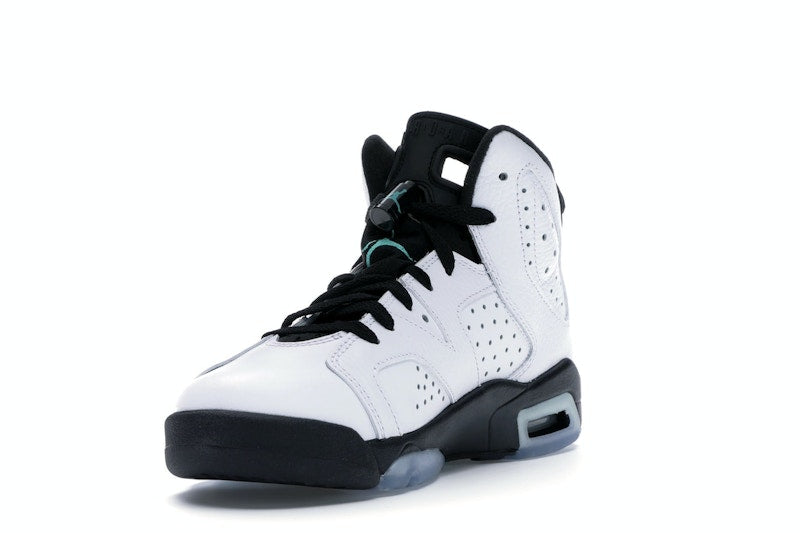 Jordan 6 Retro White Jade Black (GS)