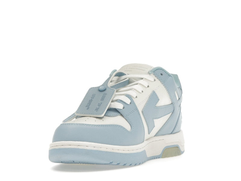 OFF-WHITE OOO Low Out Of Office Calf Leather White Light Blue