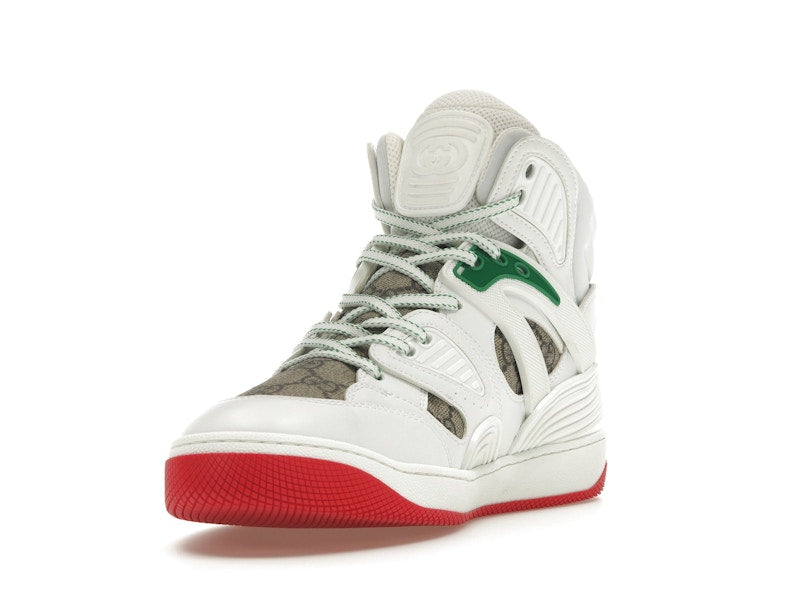 Gucci Basket White Demetra Red (Women's)