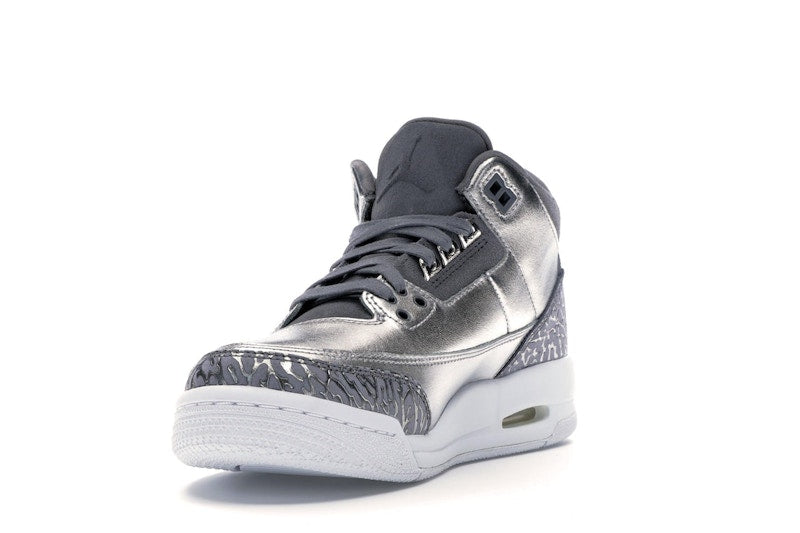 Jordan 3 Retro Premium Heiress Metallic Silver (GS)