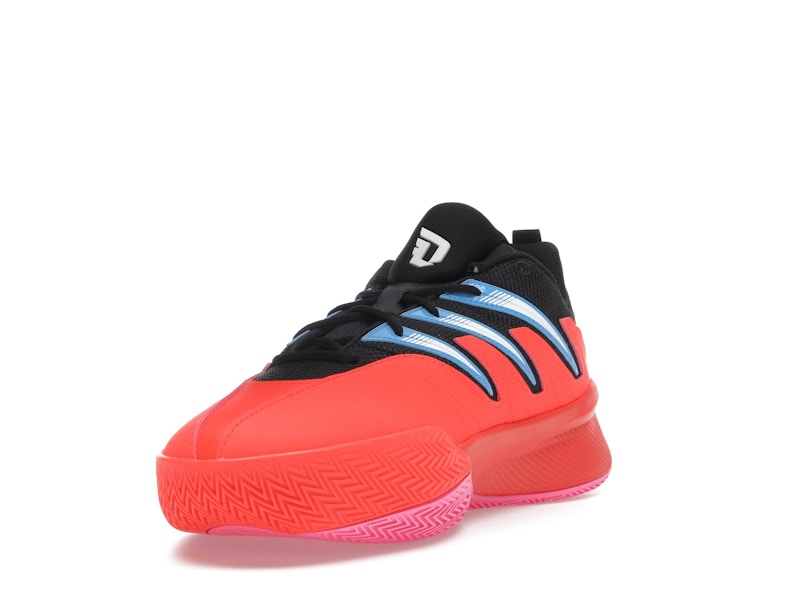 adidas Dame Certified 3 Low Solar Red Core Black Cloud White
