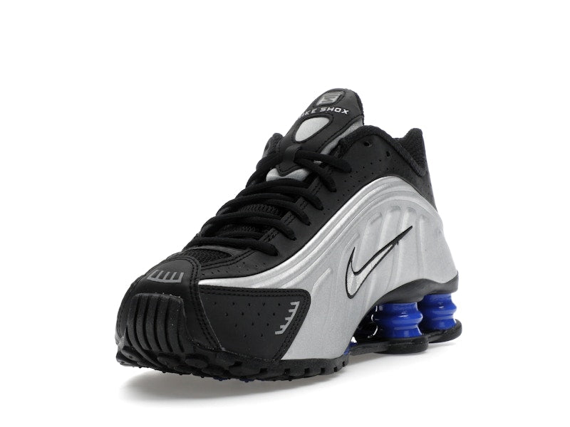 Nike Shox R4 Metallic Silver Black Racer Blue (Women's)