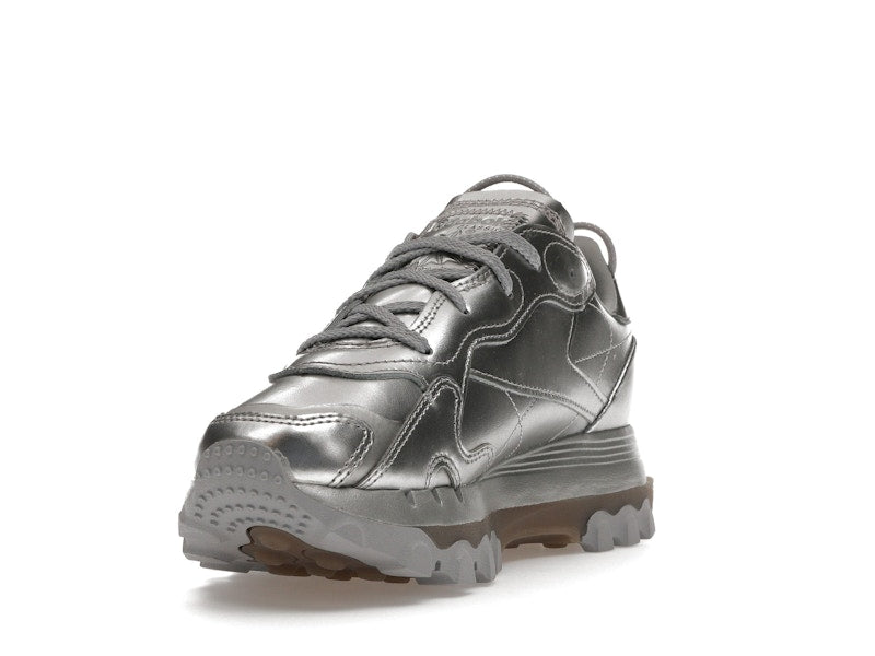 Reebok Classic Leather Cardi B Silver Metallic (Women's)