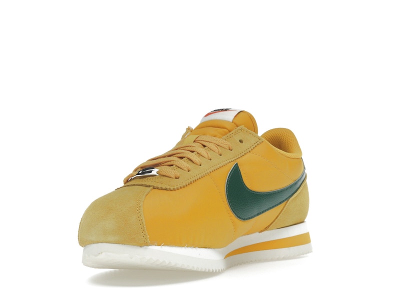 Nike Cortez Textile Yellow Ochre Gorge Green (Women's)