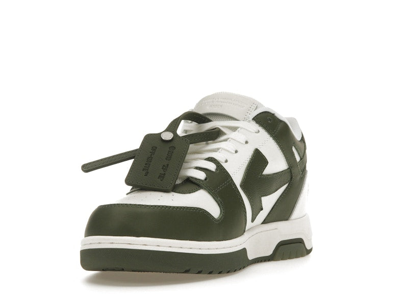OFF-WHITE Out Of Office OOO Low Tops White Khaki