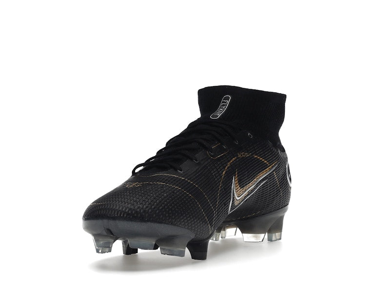 Nike Mercurial Superfly 8 FG Black Metallic Silver Gold