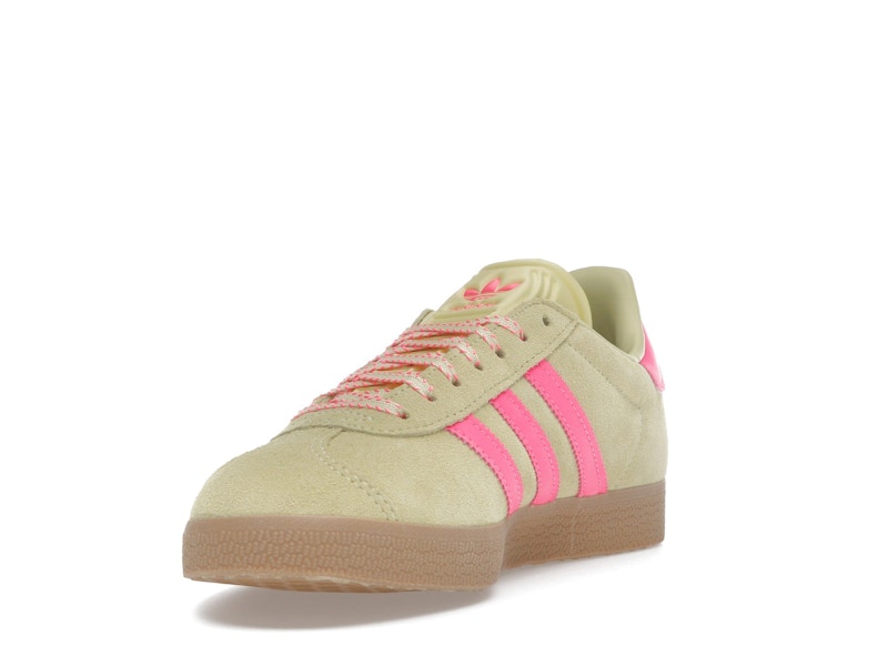 adidas Gazelle Powder Yellow Lucid Pink (Women's)