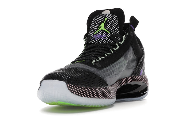Jordan XXXIV Low Black Vapor Green Bleached Coral