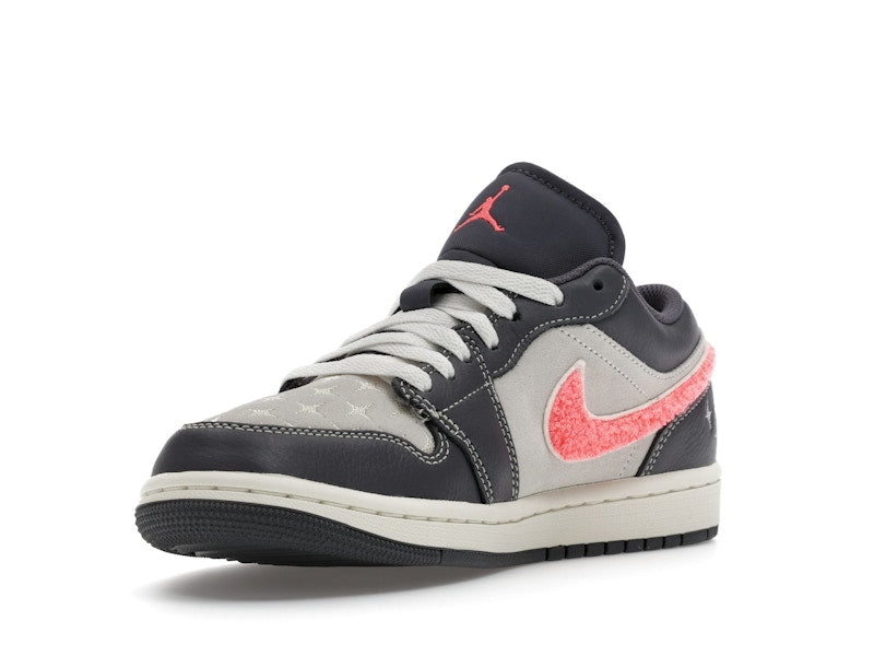 Jordan 1 Low Light Graphite Hot Punch (Women's)