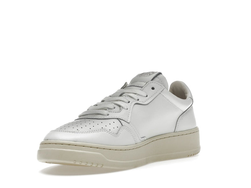 Autry Medalist Leather Low White