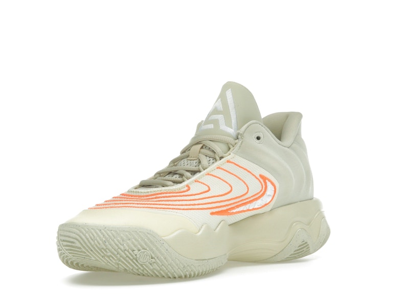 Nike Giannis Immortality 4 Light Khaki Alabaster Total Orange White