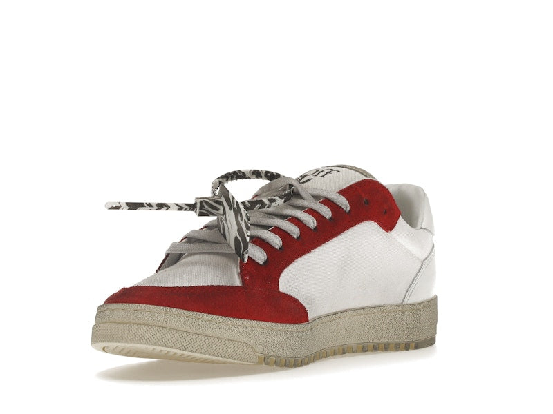OFF-WHITE Vulcanized 5.0 Low Top White Red