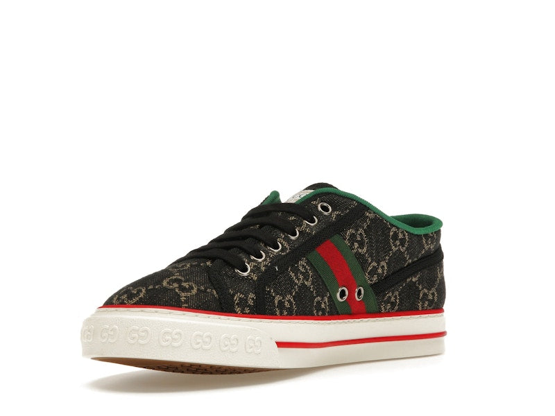 Gucci Tennis 1977 GG Logo Black Multi