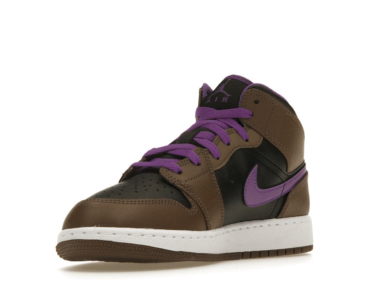 Jordan 1 Mid Purple Mocha (GS)