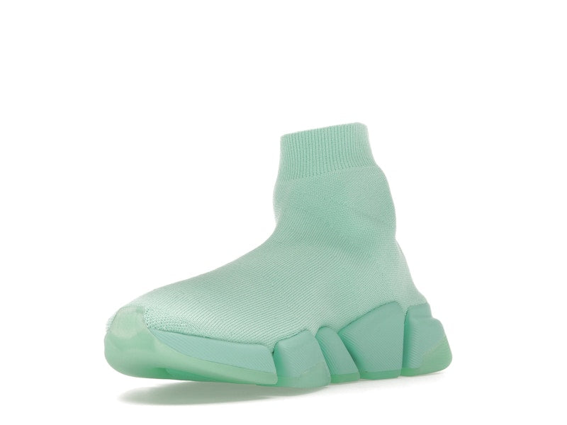 Balenciaga Speed 2.0 Recycled Transparent Sole Green (Women's)