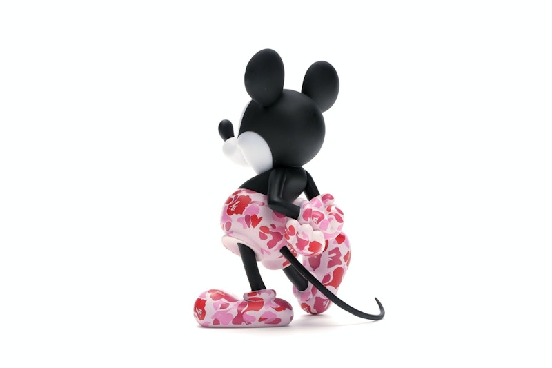BAPE x Mickey Mouse 90th Anniverary Figure Red Camo
