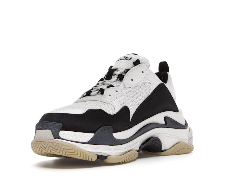 Balenciaga Triple S White Black