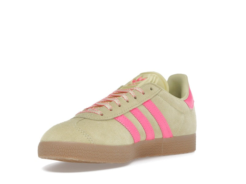 adidas Gazelle Powder Yellow Lucid Pink (Women's)