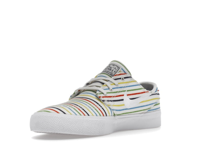 Nike SB Zoom Stefan Janoski Canvas Multi-Color Pinstripes