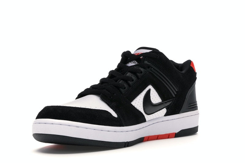 Nike SB Air Force 2 Low Black White Habanero Red