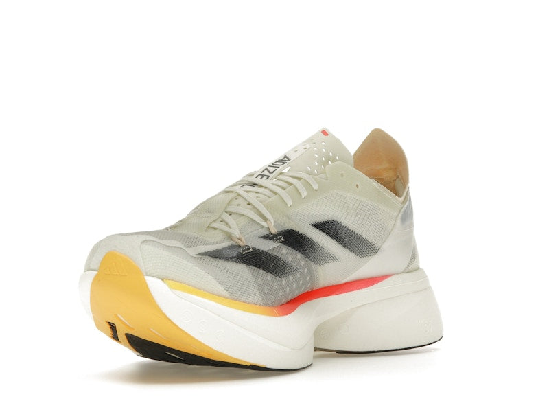 adidas Adizero Adios Pro 3 Ivory Core Black Crystal Sand