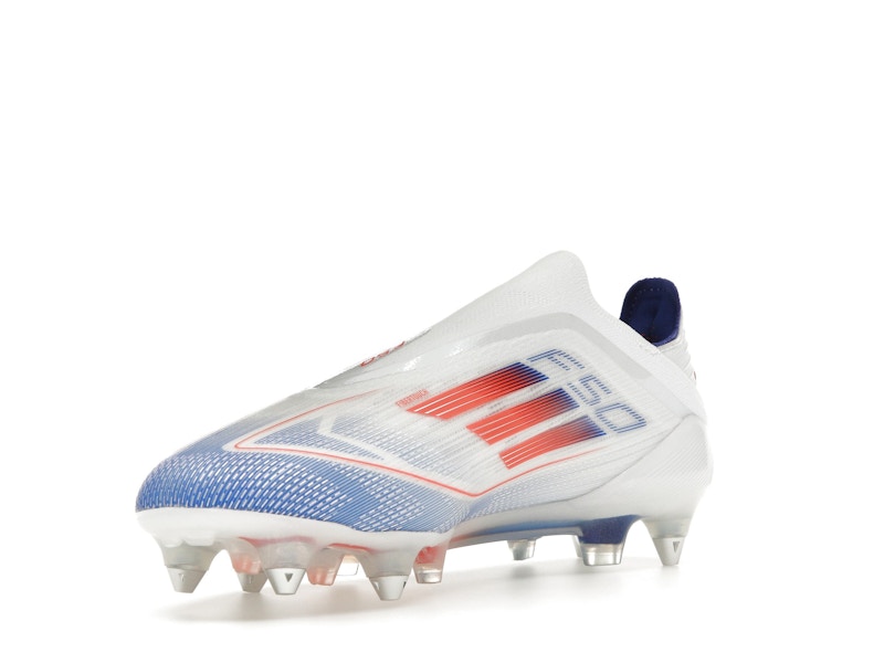 adidas F50 Elite Laceless SG Cloud White Solar Red Lucid Blue