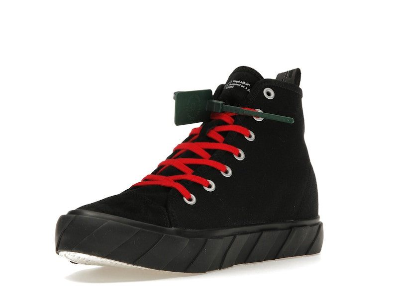 OFF-WHITE Vulcanized Hi Canvas Black Red