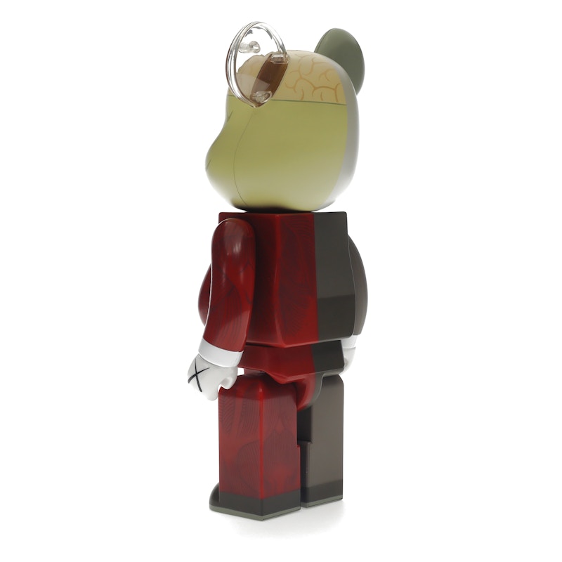 KAWS Bearbrick Dissected 400% Brown