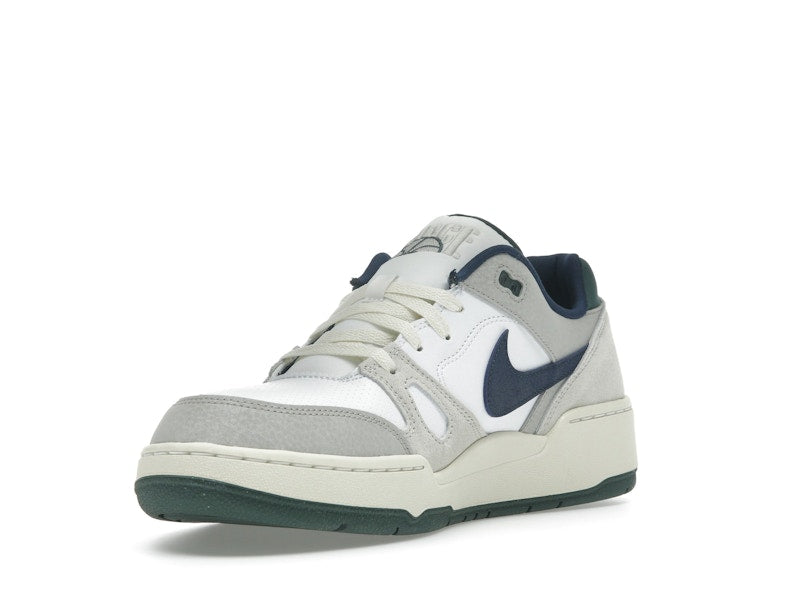 Nike Full Force Low White Midnight Navy Green