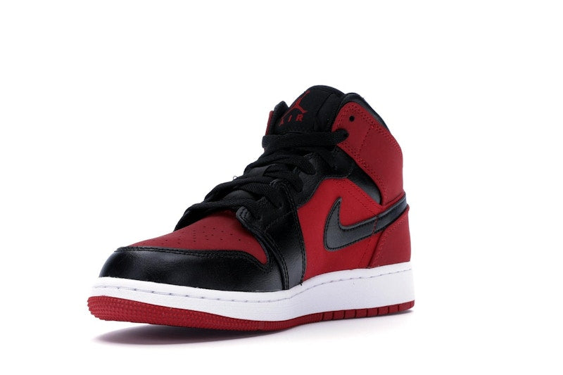 Jordan 1 Mid Gym Red Black (GS)