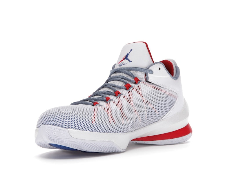 Jordan Cp3.Viii Ae White/Game Royal-Spirit Red-Cool Blue