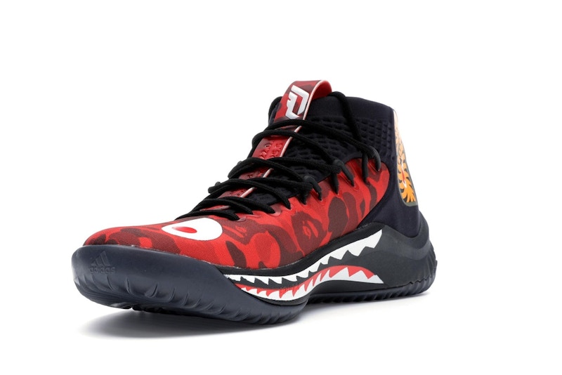 adidas Dame 4 A Bathing Ape Red