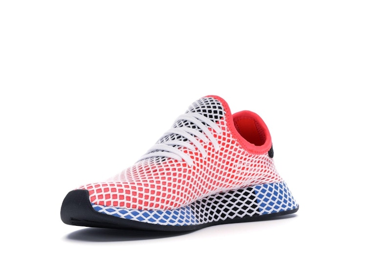 adidas Deerupt Solar Red Bluebird