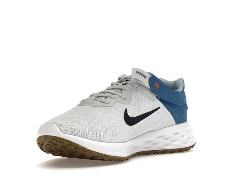 Nike Revolution 6 FlyEase Next Nature Pure Platinum Dark Marina Blue
