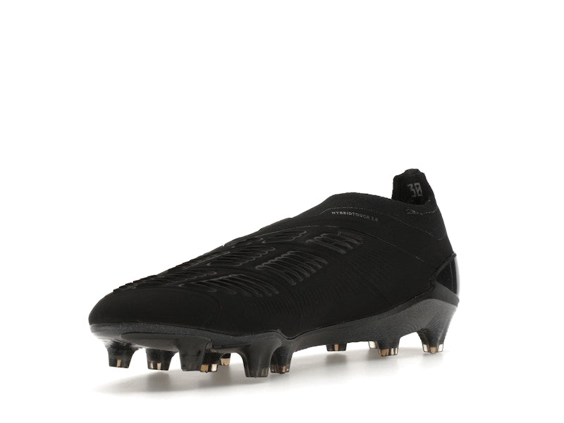 adidas Predator 24 Elite Laceless FG Core Black Carbon