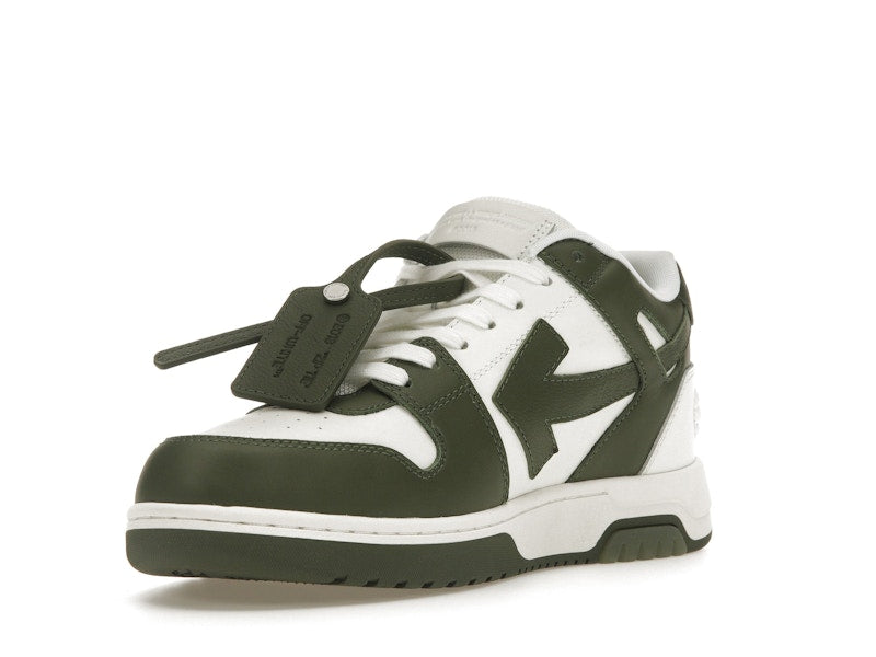 OFF-WHITE Out Of Office OOO Low Tops White Khaki