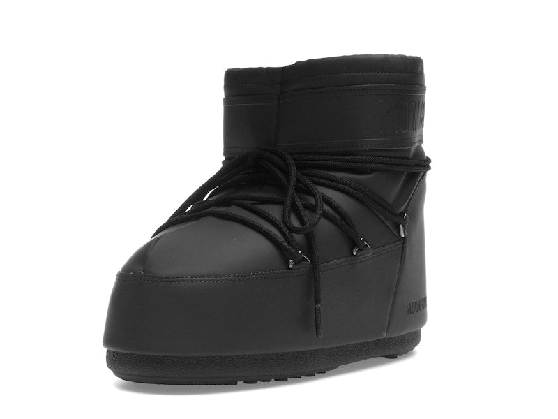 Moon Boot Icon Rubber Low Boot Black