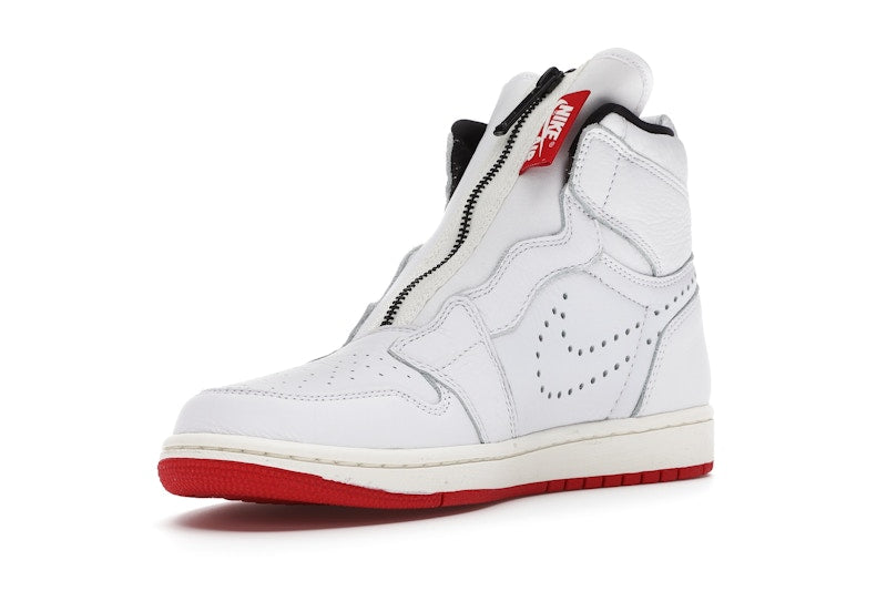 Jordan 1 Retro High Zip White University Red