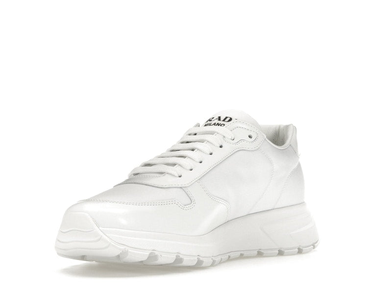 Prada PRAX 01 Sneakers Re-Nylon Brushed Leather White White