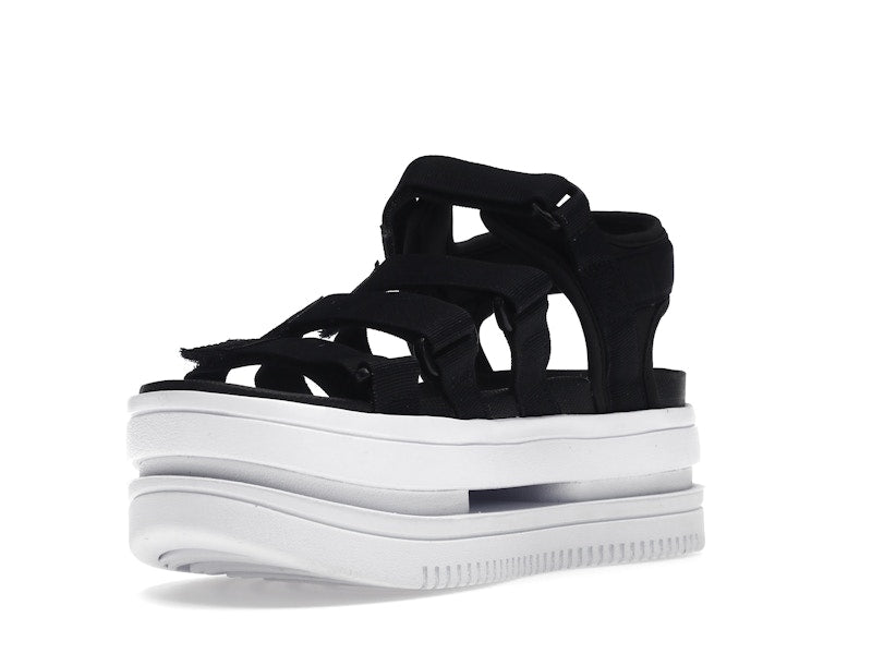 Nike Iconic Classic Sandal Black White White (Women's)