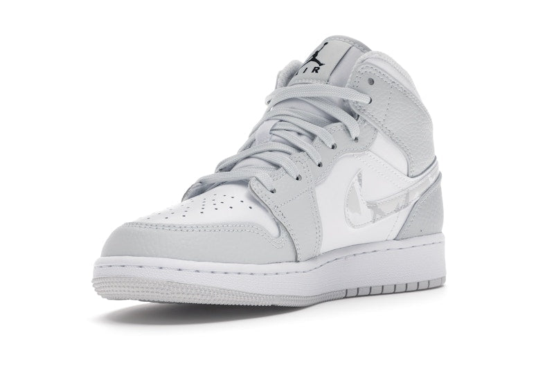Jordan 1 Mid Grey Camo (GS)