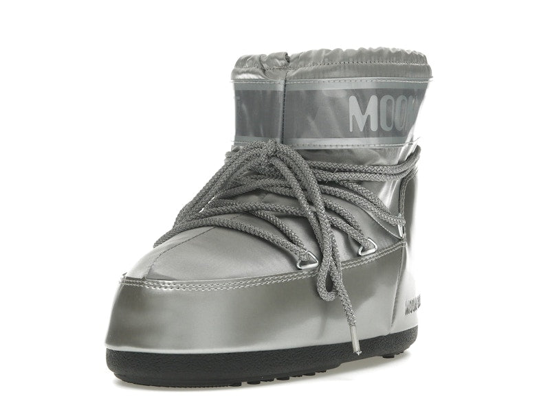 Moon Boot Icon Low Boot Glance Silver