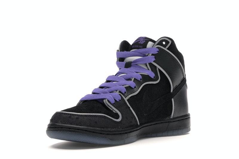 Nike SB Dunk High Black Purple Box