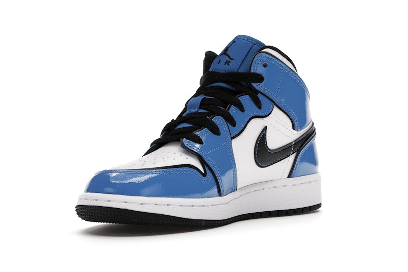 Jordan 1 Mid Signal Blue (GS)