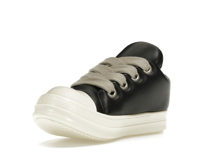 Rick Owens Jumbo Lace Padded Sneaks Low Black Milk