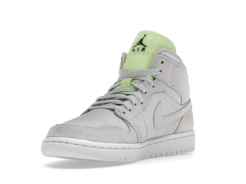Jordan 1 Mid Vast Grey Ghost Green (Women's)